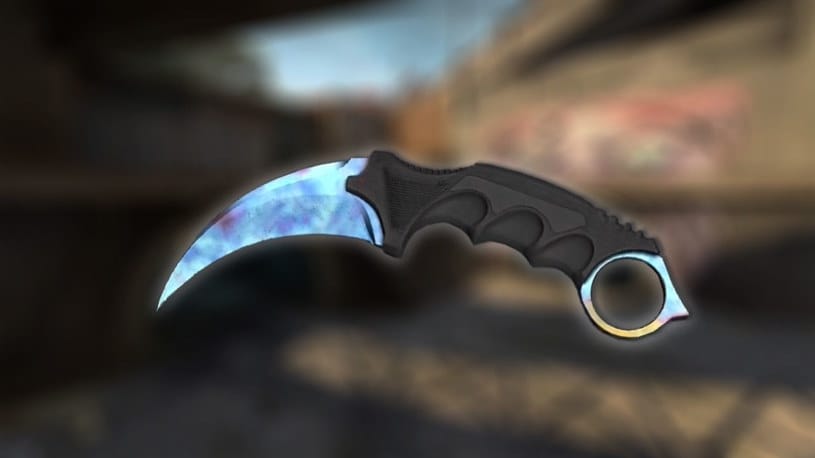 Discovering the Karambit Case Hardened Blue Gem in CS2