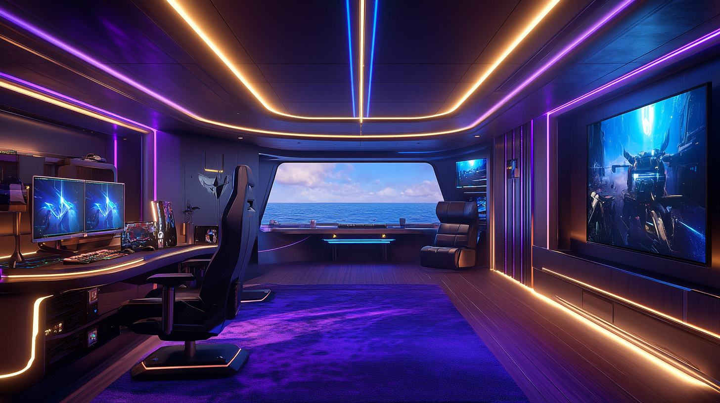 Gaming room with 15 pcs