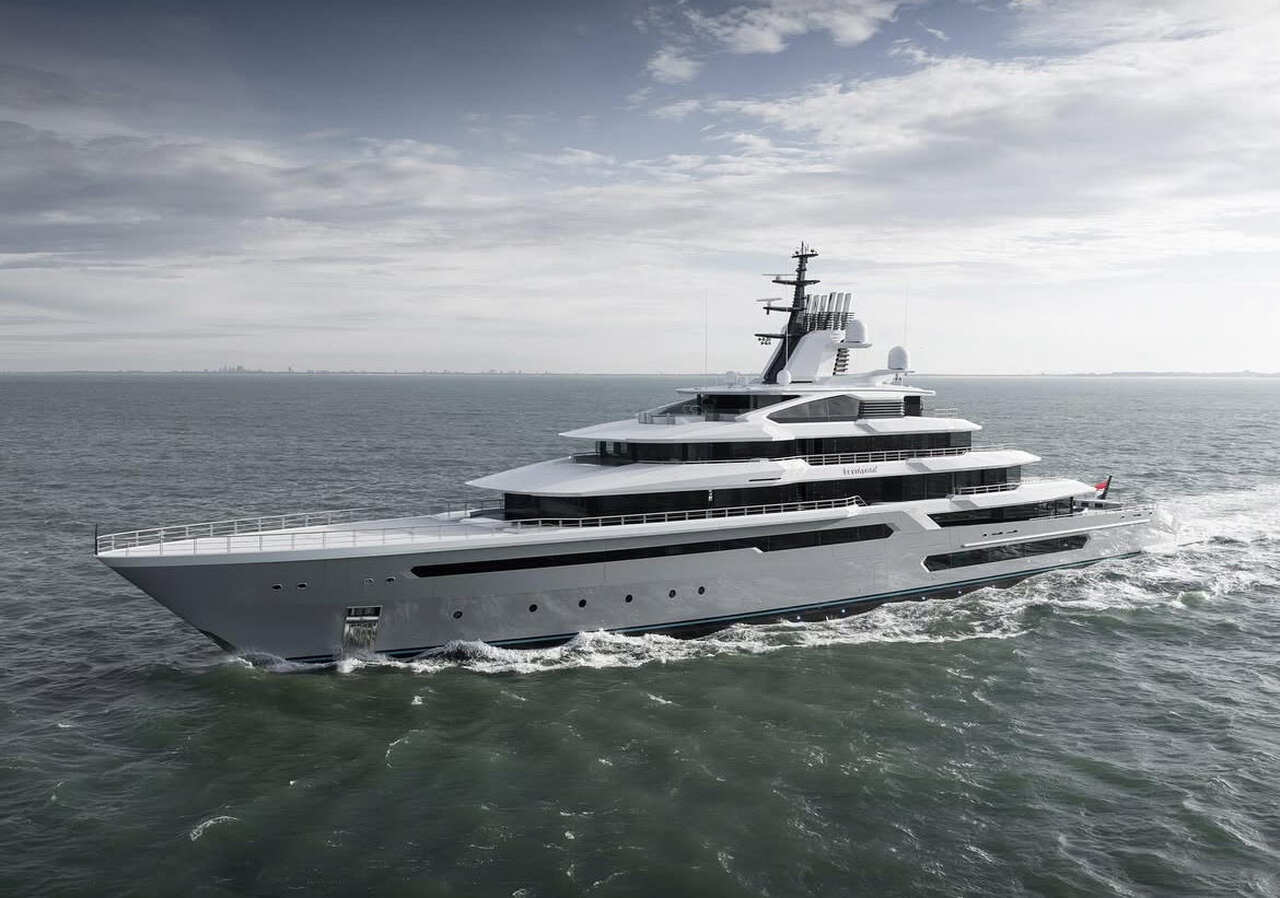 The superyacht Leviathan, owned by Gabe Newell, the co-founder of Valve