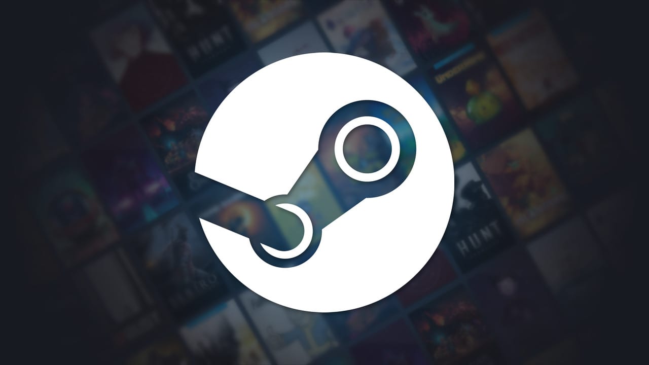 Steam logo icon for PC gaming platform